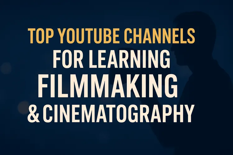 Top YouTube Channels for Learning Filmmaking & Cinematography (2025) - video production blog by Soul Media UK